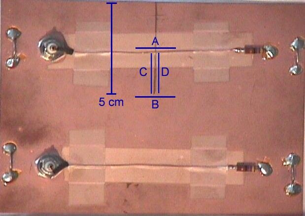 Board with loop measurement locations