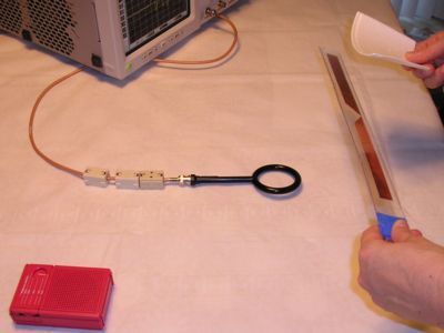 radiated ESD test setup