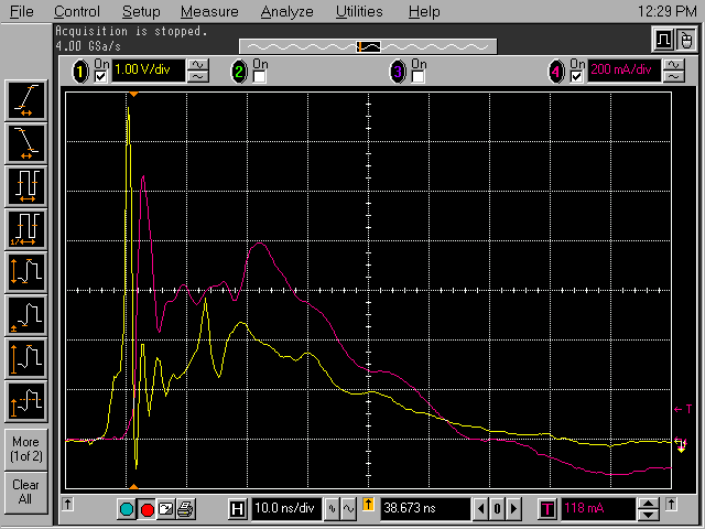 Plots for shield with high resistance