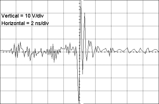 Another example of radiated interference from signal source