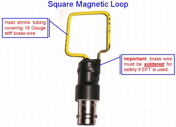 loop made from brass wire