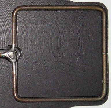 Close-up of cutaway view of loop