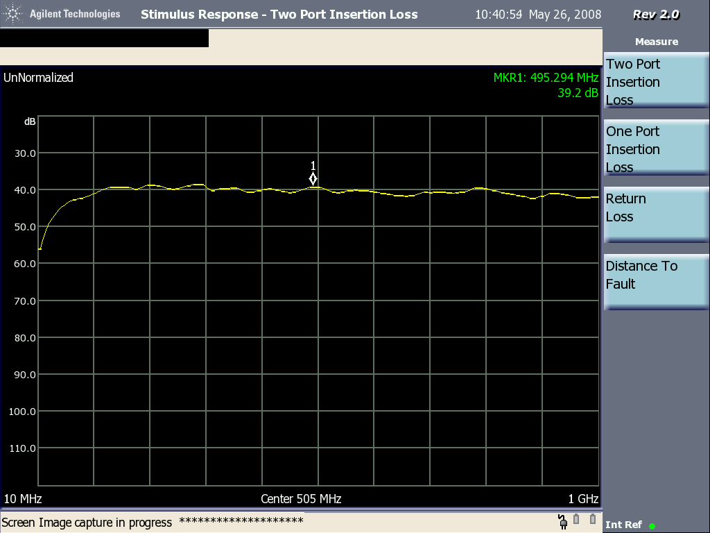 Scope plot for signal on board from unshielded loop