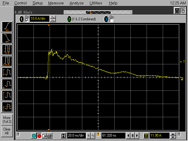 Another 8 kV air discharge waveform