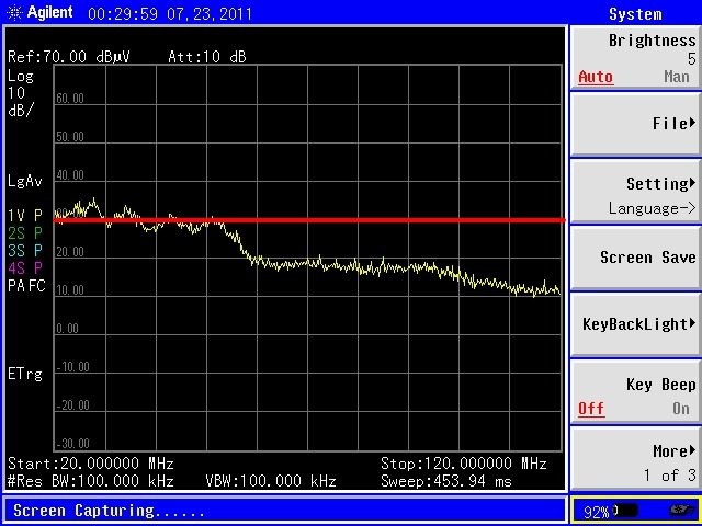 Common mode current with POE injector 2
