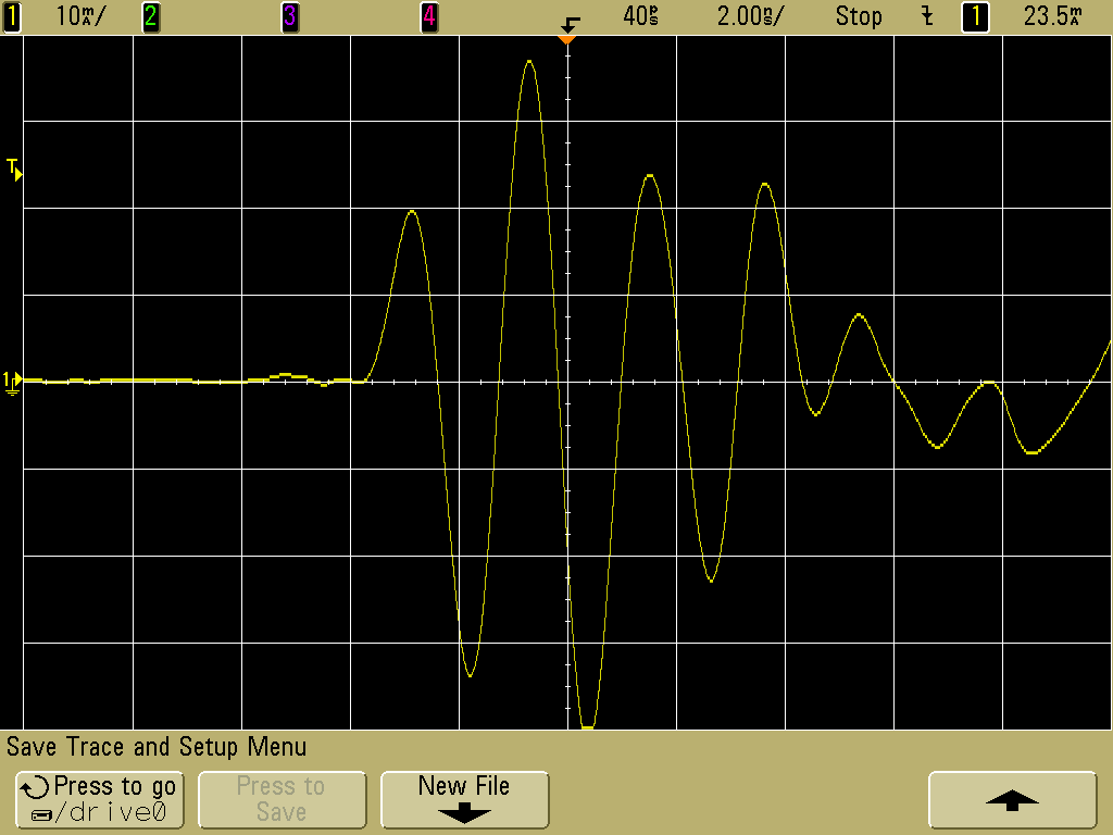 Discharge at 1m